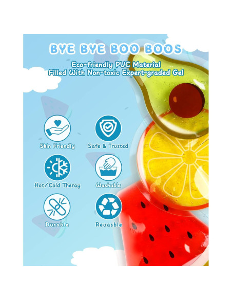 Paquetes de Hielo Reutilizables Comfytemp para Niños - 6 Unidades