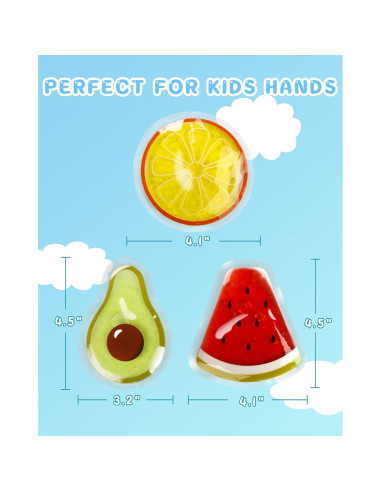 Paquetes de Hielo Reutilizables Comfytemp para Niños - 6 Unidades