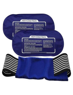 Paquete de Hielo de Gel Reutilizable AADSI 3 Pcs 25.4x12.7cm