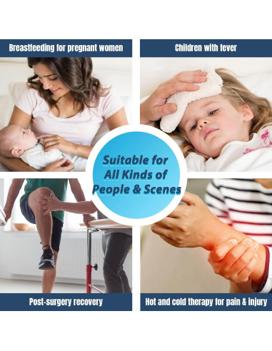 Paquete de Hielo Soulagers para Lesiones - Terapia Fría y Caliente