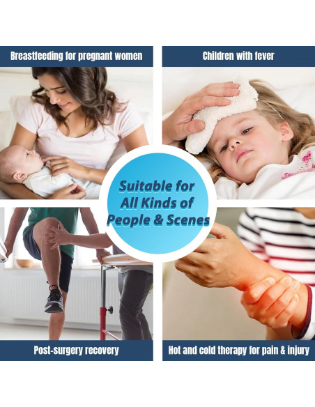 Paquete de Hielo Soulagers para Lesiones - Terapia Fría y Caliente