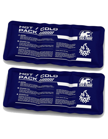 Paquete de Hielo Flexible Trek Proof - Gel Reutilizable (2 Unidades)