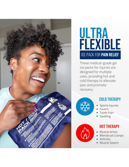Paquete de Hielo Flexible Trek Proof - Gel Reutilizable (2 Unidades)