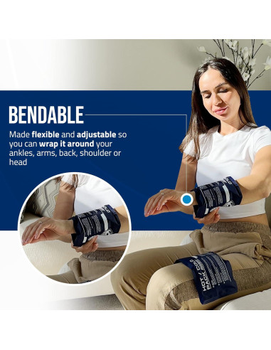 Paquete de Hielo Flexible Trek Proof - Gel Reutilizable (2 Unidades)