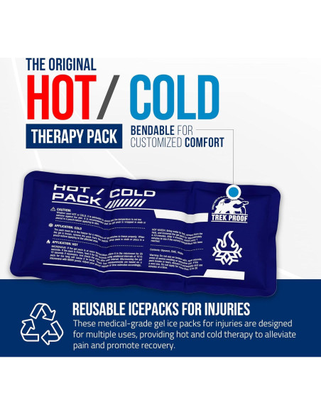 Paquete de Hielo Flexible Trek Proof - Gel Reutilizable (2 Unidades)