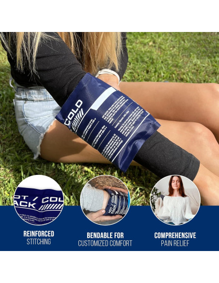 Paquete de Hielo Flexible Trek Proof - Gel Reutilizable (2 Unidades)