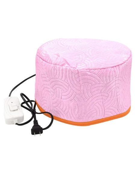 Gorro Térmico Eléctrico para Cuidado del Cabello Rojo 110V