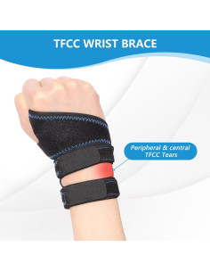 Muñequera TFCC Joingood Ajustable Unisex Azul 2