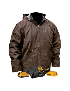Chaqueta Térmica DEWALT DCHJ076ATD Unisex 2X Tabaco con Batería
