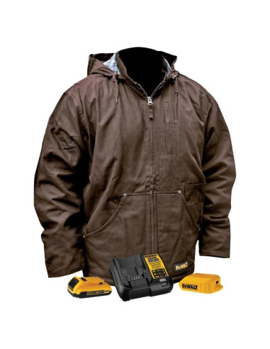 Chaqueta Térmica DEWALT DCHJ076ATD Unisex 2X Tabaco con Batería