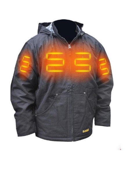 Chaqueta Térmica DEWALT DCHJ076ATD Unisex 2X Tabaco con Batería
