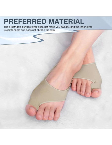 Corrector de Juanetes GLASSMARC 2PCS Alivio Dolor Transpirable