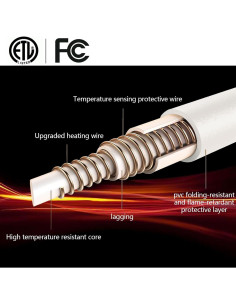 Almohadilla Térmica Individual VALUXE Gris Acolchada 10 Niveles Calor 2