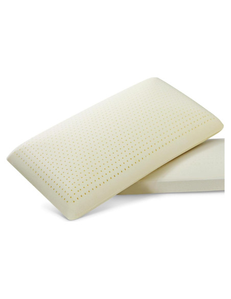 Almohada de Láttex Talalay ECQOLRA Estándar Firme 60x40 cm