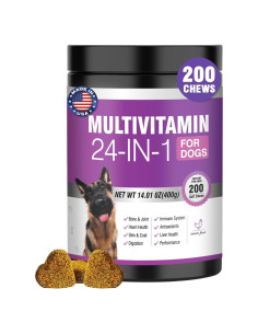 Multivitamínico Masticable para Perros TTLXBL 200 Ct Pollo