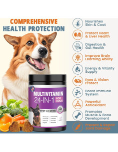 Multivitamínico Masticable para Perros TTLXBL 200 Ct Pollo 2