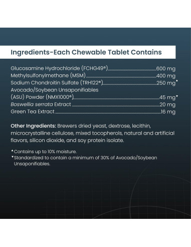 Dasuquin con MSM Masticables Nutramax 150 Tabletas Perro Pequeño/Mediano