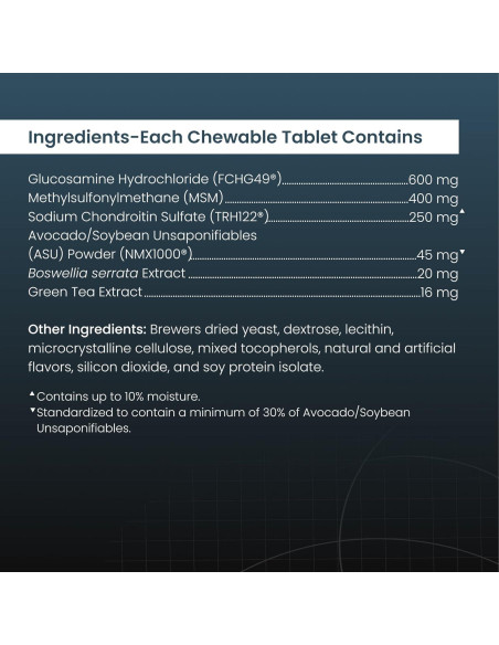 Dasuquin con MSM Masticables Nutramax 150 Tabletas Perro Pequeño/Mediano