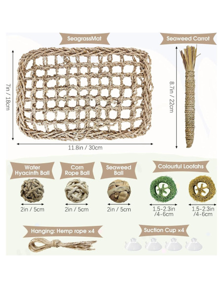 Alfombra de Actividad Hamiledyi para Conejos con Juguetes