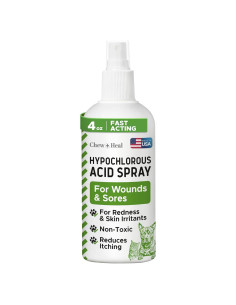 Spray para Heridas de Perros Chew + Heal 113ml - Ácido Hipocloroso