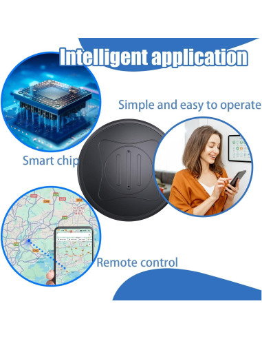 Rastreador GPS Portátil NGXDFL GF10 con Imán y Cobertura Global