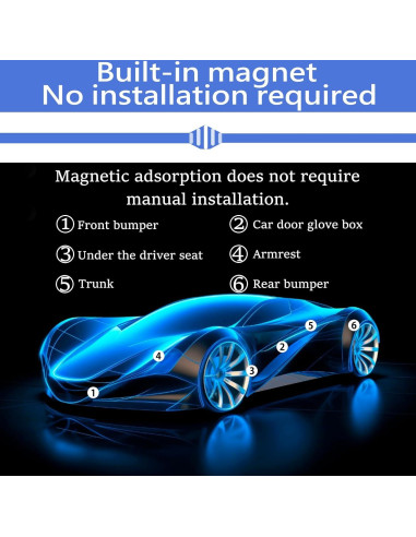 Rastreador GPS Portátil NGXDFL GF10 con Imán y Cobertura Global