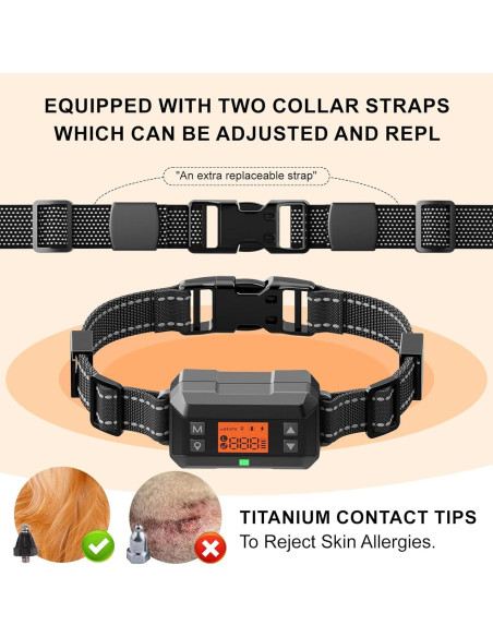 Cerca Inalámbrica GPS para Perros iiglowing F810 - 10 a 300 metros