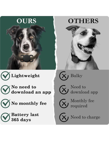 Rastreador GPS para Perros Veeind HB11, Impermeable, iOS