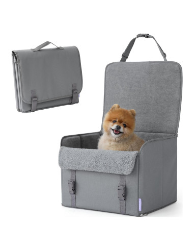 Asiento de Coche Plegable para Perros Lesure Gris 11.34kg