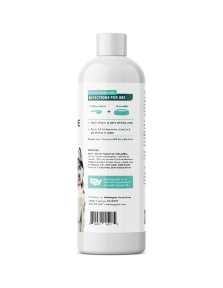 Aditivo Dental para Perros y Gatos Wellnergy Pets 473 ml