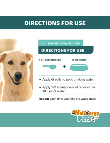 Aditivo Dental para Perros y Gatos Wellnergy Pets 473 ml