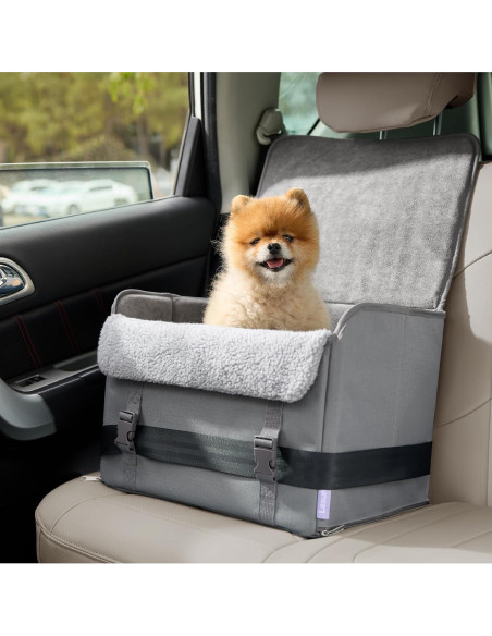 Asiento de Coche Plegable para Perros Lesure Gris 11.34kg