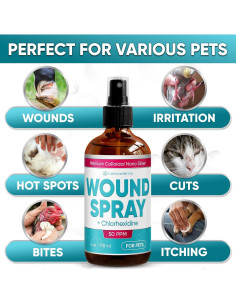 Spray para Heridas LeAcademic 113.4 g - Cuidado para Perros y Gatos 2