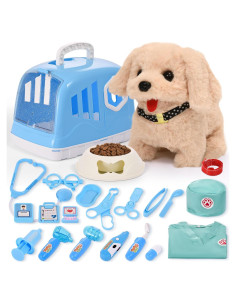 Kit de Cuidado de Mascotas Volmop para Niños 24 Piezas