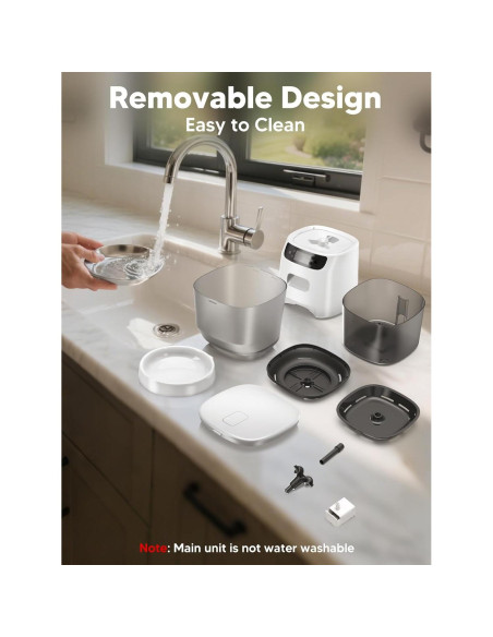 Dispensador Automático de Comida y Fuente de Agua CORGOTE 4L