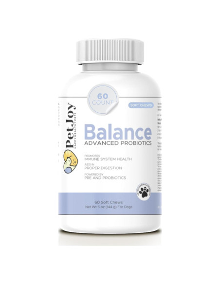 Masticables Probioticos PetJoy 60ct para Perros - Salud Digestiva