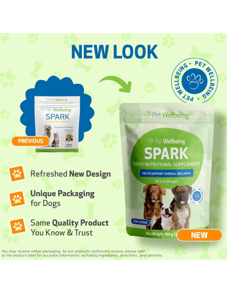 Suplemento Nutricional Pet Wellbeing 100g para Perros y Gatos