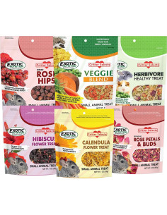 Golosinas Herbívoras Exotic Nutrition 6 Paquete Surtido Saludable 2