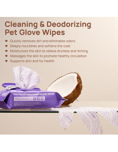 HICC PET Toallitas Hipoalergénicas para Mascotas 20 Pcs 2