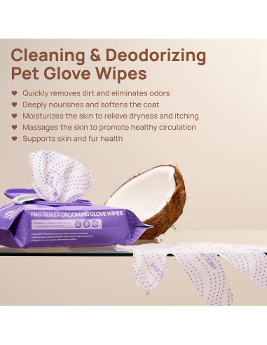 HICC PET Toallitas Hipoalergénicas para Mascotas 20 Pcs