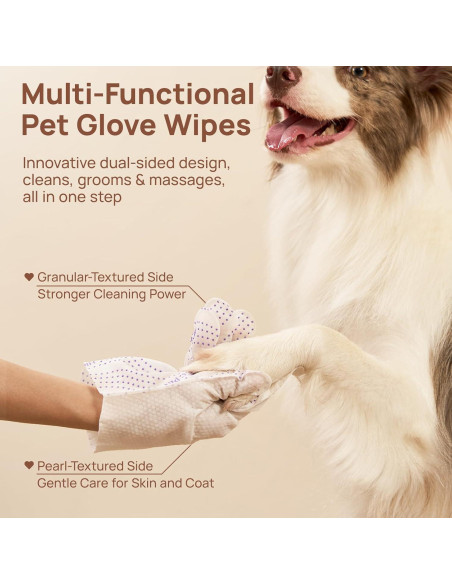 HICC PET Toallitas Hipoalergénicas para Mascotas 20 Pcs