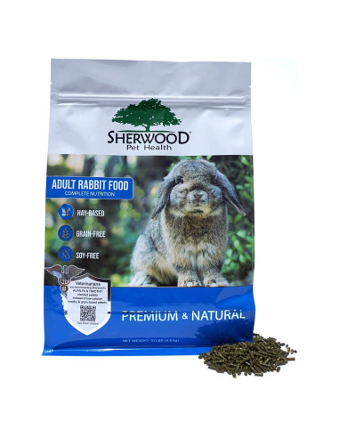 Alimento para Conejos Adultos Sherwood 4.54 kg - Sin Granos y Soja