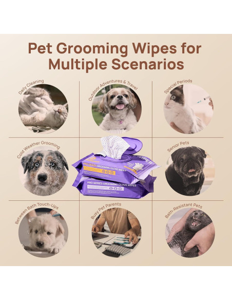 HICC PET Toallitas Hipoalergénicas para Mascotas 20 Pcs