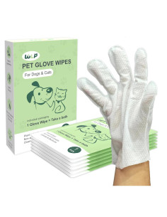 Toallitas de Limpieza para Mascotas WLP 6 PCS Hipoalergénicas