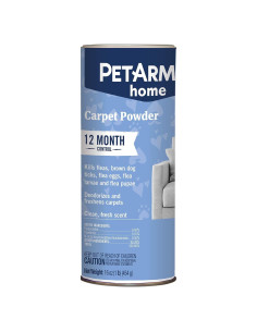 Polvo para Alfombras PetArmor 454g - Control de Pulgas y Garrapatas