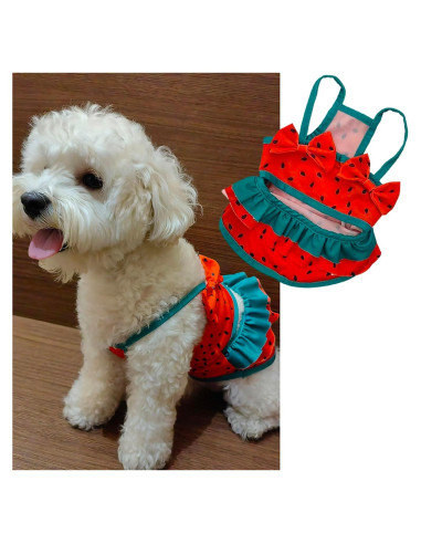 Bikini para Perros IMDOUBLEDOU Mediano Ropa de Verano