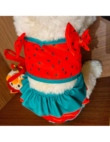 Bikini para Perros IMDOUBLEDOU Mediano Ropa de Verano