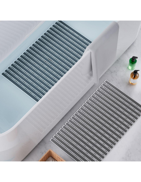 Alfombra Antideslizante para Ducha Volkee 68.8x39.9 cm Gris