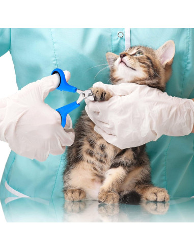 Conjunto de Aseo para Gatos Patelai 5 Piezas - Bolsa, Bozal, Cortauñas