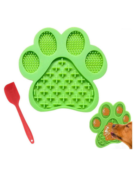Alfombrilla de Lamer para Perros Uspace Verde 18 cm Silicona